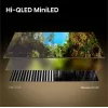 Hisense 65E8S TV ULED Mini LED 4K UHD de 65 polegadas, Triple Tuner, 144 Hz