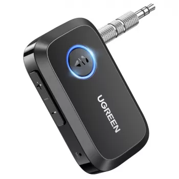 UGREEN recetor de áudio Bluetooth 90748 – adaptador AUX de 3,5 mm para streaming de áudio sem fios