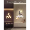 Conjunto de candeeiros de parede inteligentes Govee Glide Hexagon Light Panels Ultra pacote de extensão – Wi-Fi/Bluetooth, entrada 36 V, cinzento