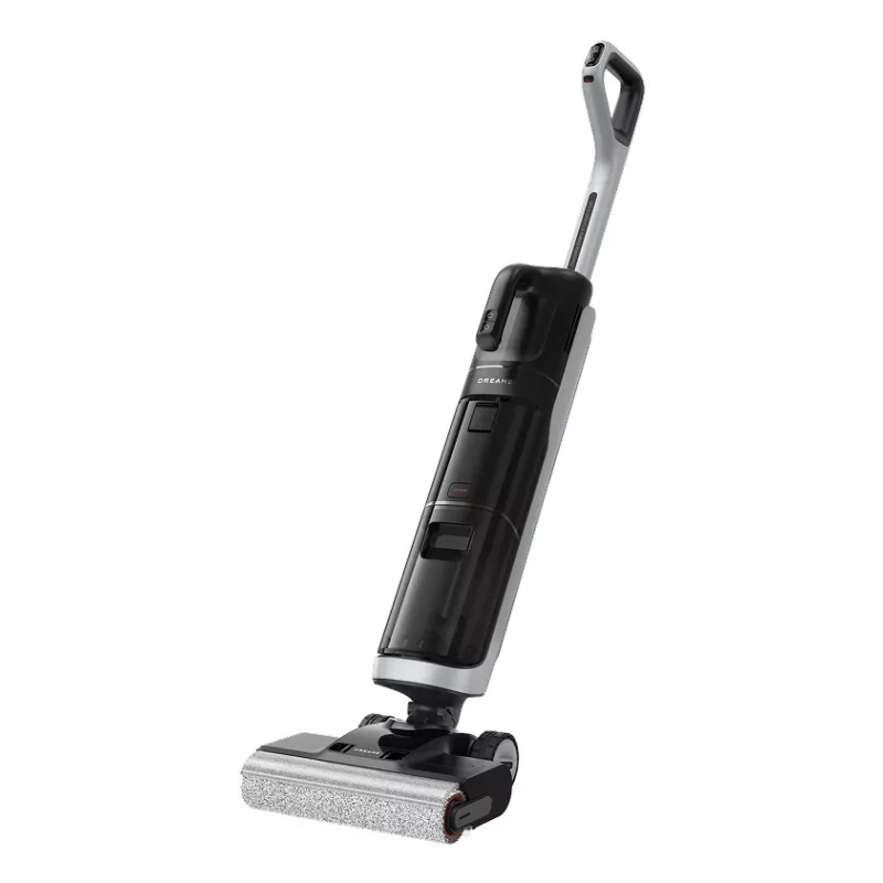 Aspirador vertical Dreame H14 Dual Bateria a seco e a húmido sem saco — 18000 Pa de potência de aspiração, 380 W, 0,35 L, preto