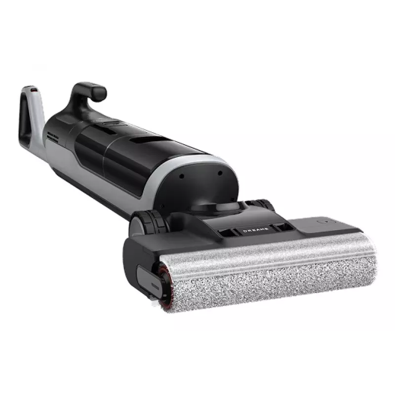 Aspirador vertical Dreame H14 Dual Bateria a seco e a húmido sem saco — 18000 Pa de potência de aspiração, 380 W, 0,35 L, preto