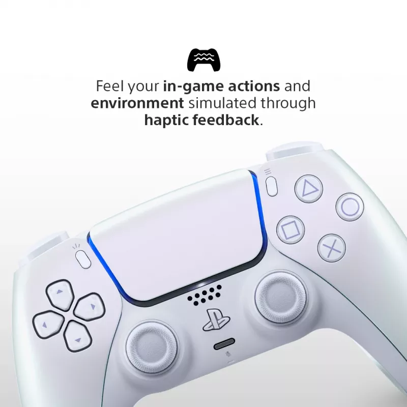 Sony DualSense v3 Pearl Bluetooth/USB Comando de jogos Analógico/Digital PlayStation 5