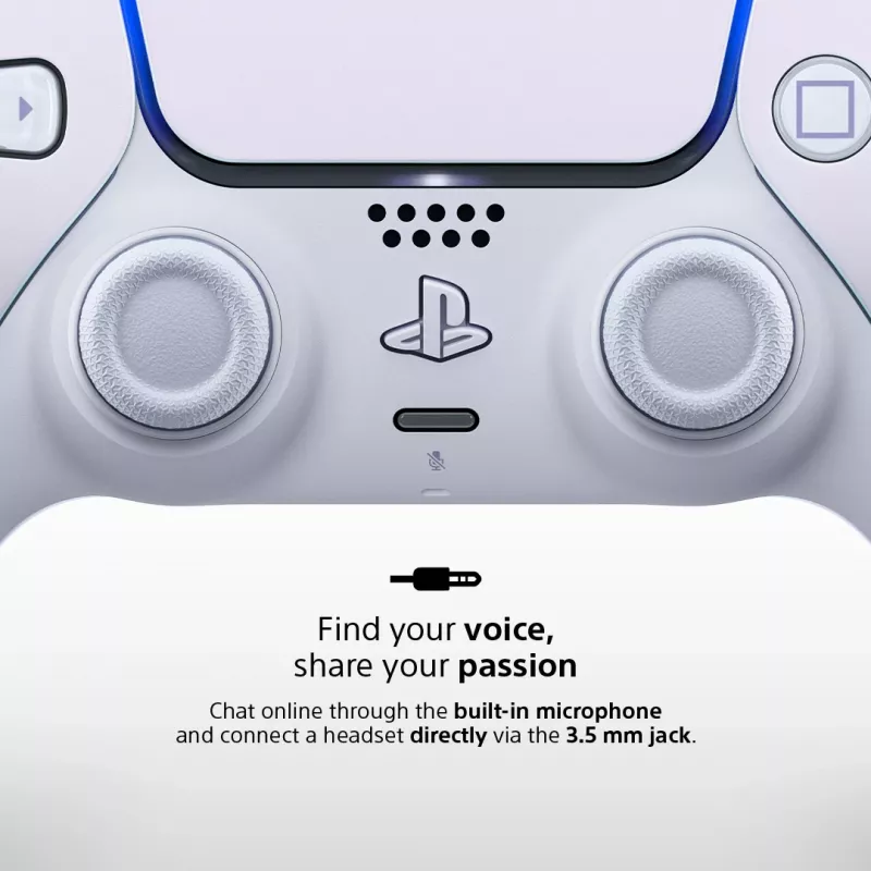 Sony DualSense v3 Pearl Bluetooth/USB Comando de jogos Analógico/Digital PlayStation 5