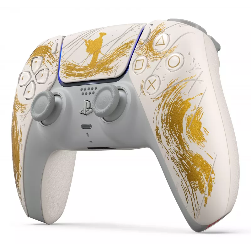 Sony DualSense Wireless Comando - Ghost of Yōtei Gold Limited Edition Dourado, Branco Bluetooth/USB Comando de jogos Analógico/Digital Android, MAC, PC, PlayStation 5, iOS