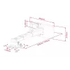 Suporte para projetor Multibrackets M Projector Mount Short Throw Deluxe 300-700 Médio Suporte de parede 25 kg Branco