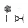 Suporte de parede MULTIBRACKETS M VESA Flexarm Full Motion Dual 400x400 para ecrãs de 40–70 inch, 45 kg, preto