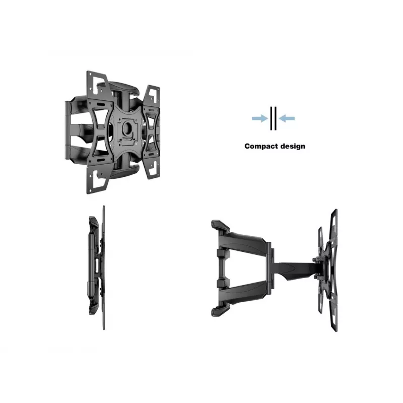 Suporte de parede MULTIBRACKETS M VESA Flexarm Full Motion Dual 400x400 para ecrãs de 40–70 inch, 45 kg, preto