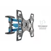 Suporte de parede MULTIBRACKETS M VESA Flexarm Full Motion Dual 400x400 para ecrãs de 40–70 inch, 45 kg, preto
