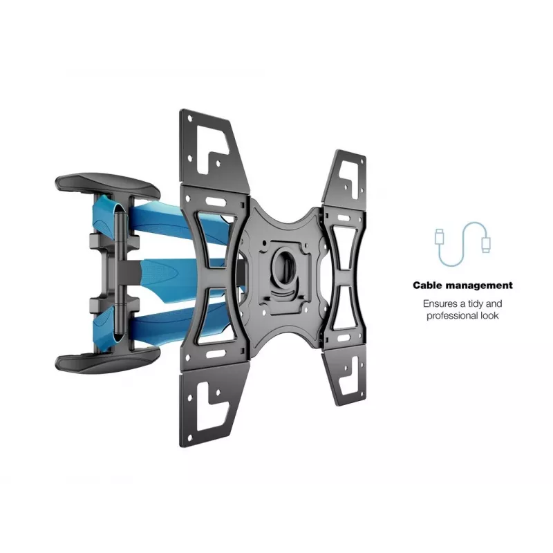 Suporte de parede MULTIBRACKETS M VESA Flexarm Full Motion Dual 400x400 para ecrãs de 40–70 inch, 45 kg, preto
