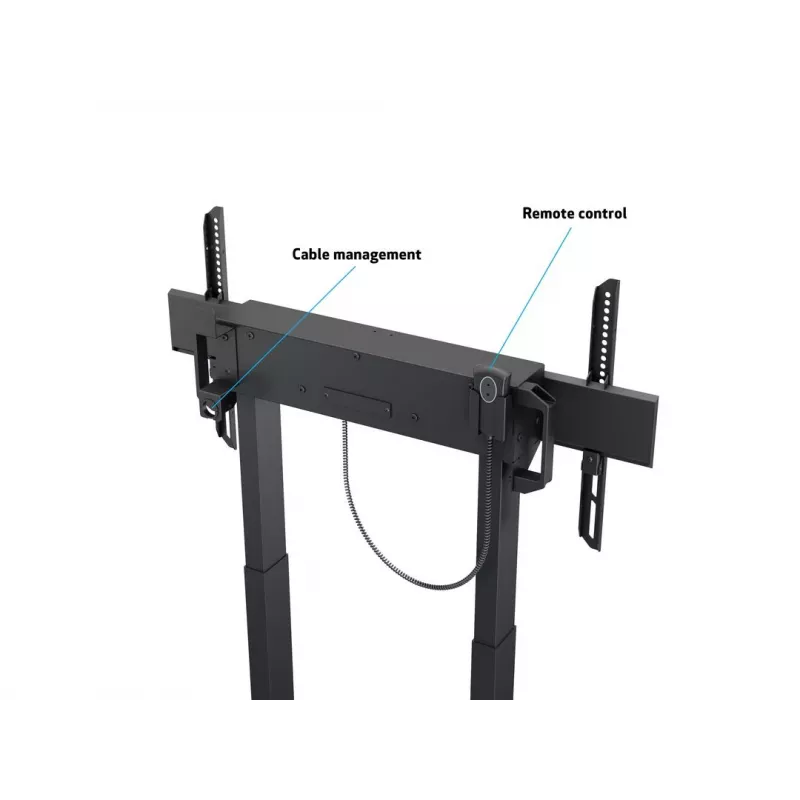Multibrackets M Suporte de chão motorizado 60kg Preto Peso máx. 60kg Ecrã mín. 94cm Ecrã máx. 2,29m