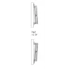 Multibrackets M VESA Wallmount Flip 200/300/400 Capacidade máxima de carga 50 kg Tamanho mínimo de ecrã 127 cm Tamanho máximo de ecrã 2,41 m