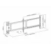 Multibrackets M Suporte giratório motorizado X-Large 50 kg 170° Preto