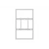 Suporte de parede para caixa MULTIBRACKETS M Pro Series para ecrãs de 55 inch, fino Médio, Branco, Aço, 1360×87×860 mm, Horizontal/Vertical