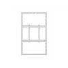 Suporte de parede para caixa MULTIBRACKETS M Pro Series para ecrãs de 55 inch, fino Médio, Branco, Aço, 1360×87×860 mm, Horizontal/Vertical