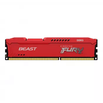 Kingston Technology FURY Beast, 8 GB, 1 X 8 GB, DDR3, 1866 MHz, DIMM 240 pinos, Vermelho