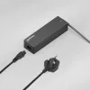 Manhattan Cabo de alimentação, ficha macho UK de 3 polos para conector fêmea C5 (trevo/triangular), 1,8 m, 16 A, cabo, garantia vitalícia