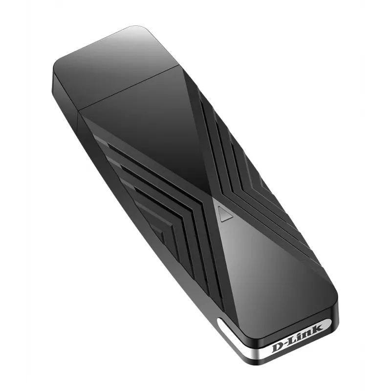 D-Link AX1800 Adaptador Wi-Fi USB, Wireless, USB, WLAN, Wi-Fi 6 (802.11ax), 1800 Mbit/s, Preto