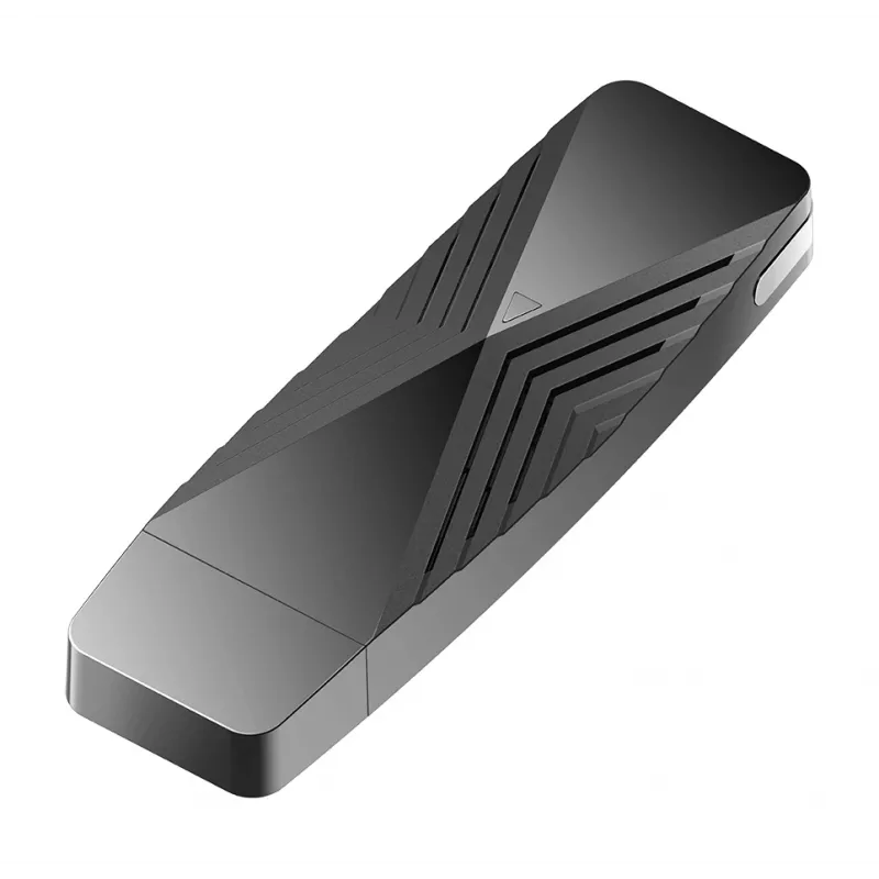 D-Link AX1800 Adaptador Wi-Fi USB, Wireless, USB, WLAN, Wi-Fi 6 (802.11ax), 1800 Mbit/s, Preto