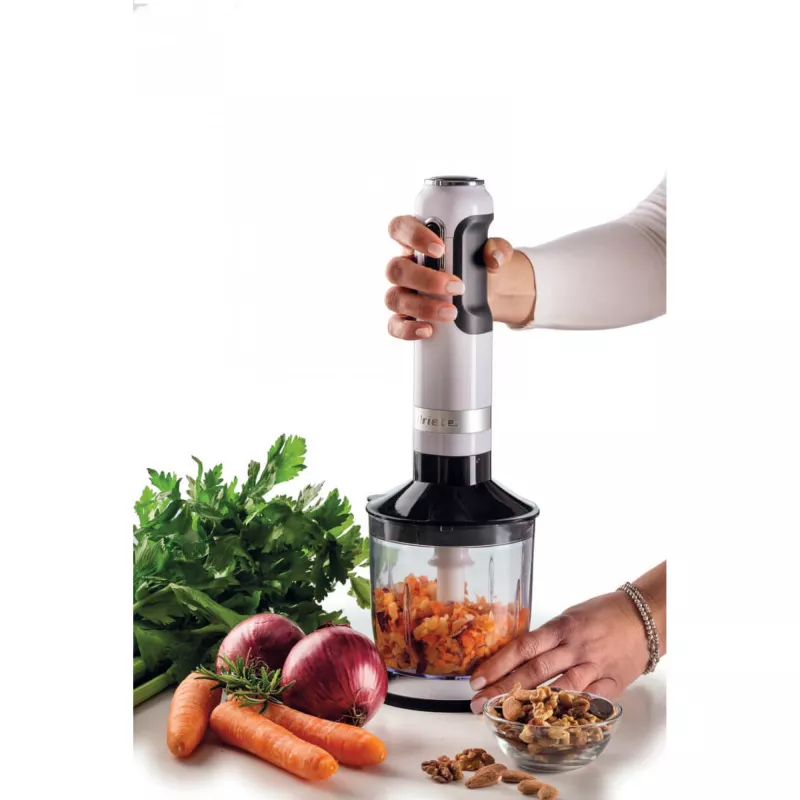 Ariete 602 Moderna Varinha mágica, 1000 W, 10 velocidades + Turbo, acessórios incluídos, Branco
