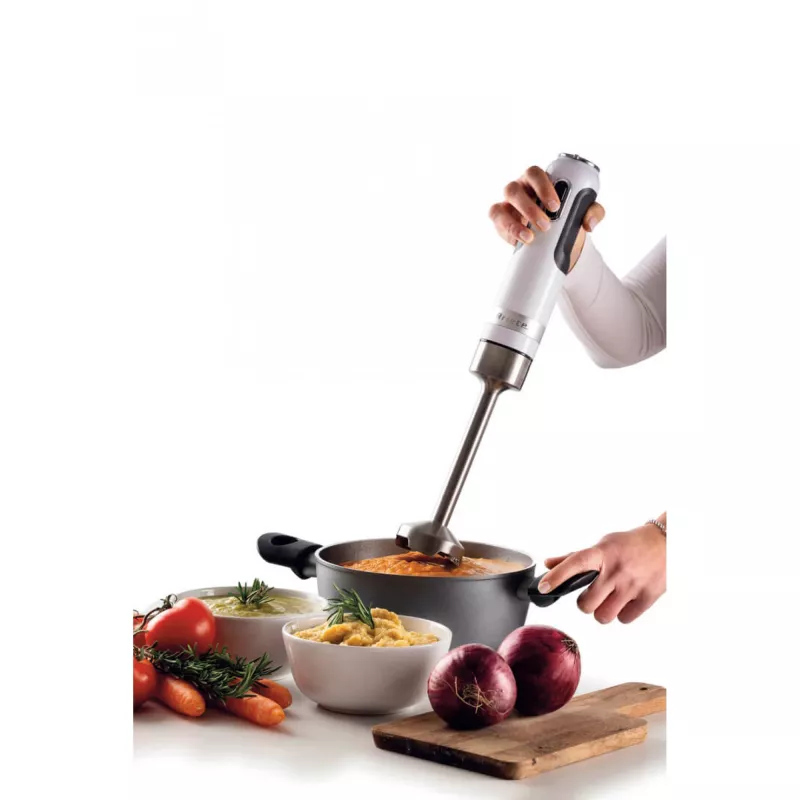 Ariete 602 Moderna Varinha mágica, 1000 W, 10 velocidades + Turbo, acessórios incluídos, Branco