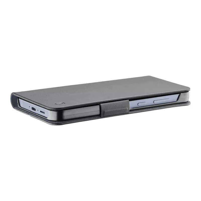 Cellularline BOOK 3 – Capa estilo livro para Galaxy A37 com fecho magnético, compartimento para cartões e remoção fácil dos cartões. Protege o seu telefone sem bloquear o acesso a botões e ligações.