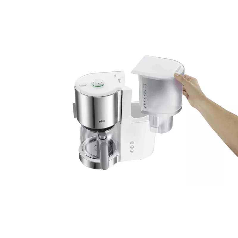 Braun KF 5120 WH Máquina de café Totalmente automática Máquina de café de filtro 1,2 L