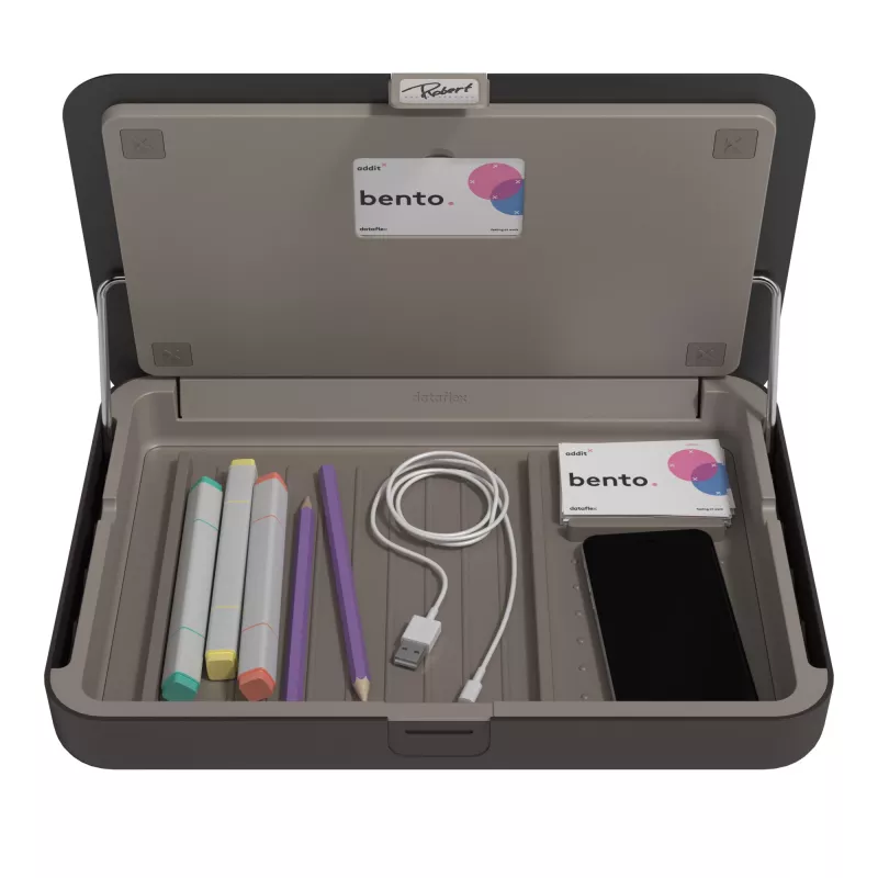 Dataflex Addit Bento® caixa de ferramentas ergonómica 903, suporte para portátil, Preto, 38,1 cm (15 polegadas), 38,1 cm (15 polegadas), 38,1 cm (15 polegadas), 6 kg