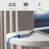 Techly IDATA USB-ETGIGA-AA Docking station/replicador de portas para portátil Com fios USB 3.2 Gen 1 (3.1 Gen 1) Type-A Preto, Prateado