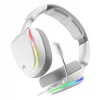 Glorious Gaming Glorious GHS Eternal RGB - headset gaming estéreo RGB para PC, PS5, PS4, Switch - drivers angulares com afinação individual, microfone removível ajustável e cristalino, USB-C - durável, conforto para todo o dia e noite - branco
