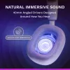 Glorious Gaming Glorious GHS Eternal RGB - headset gaming estéreo RGB para PC, PS5, PS4, Switch - drivers angulares com afinação individual, microfone removível ajustável e cristalino, USB-C - durável, conforto para todo o dia e noite - branco