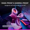 Glorious Gaming Glorious GHS Eternal RGB - headset gaming estéreo RGB para PC, PS5, PS4, Switch - drivers angulares com afinação individual, microfone removível ajustável e cristalino, USB-C - durável, conforto para todo o dia e noite - branco