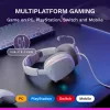 Glorious Gaming Glorious GHS Eternal RGB - headset gaming estéreo RGB para PC, PS5, PS4, Switch - drivers angulares com afinação individual, microfone removível ajustável e cristalino, USB-C - durável, conforto para todo o dia e noite - branco