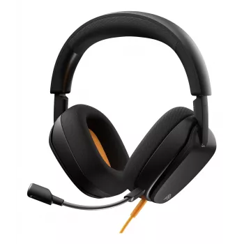 Glorious Gaming Glorious GHS Eternal - headset gaming estéreo para PC, PS5, PS4, Xbox, Switch - drivers angulares com afinação individual, microfone removível ajustável e cristalino, 3,5 mm - robusto, conforto para todo o dia e noite - preto