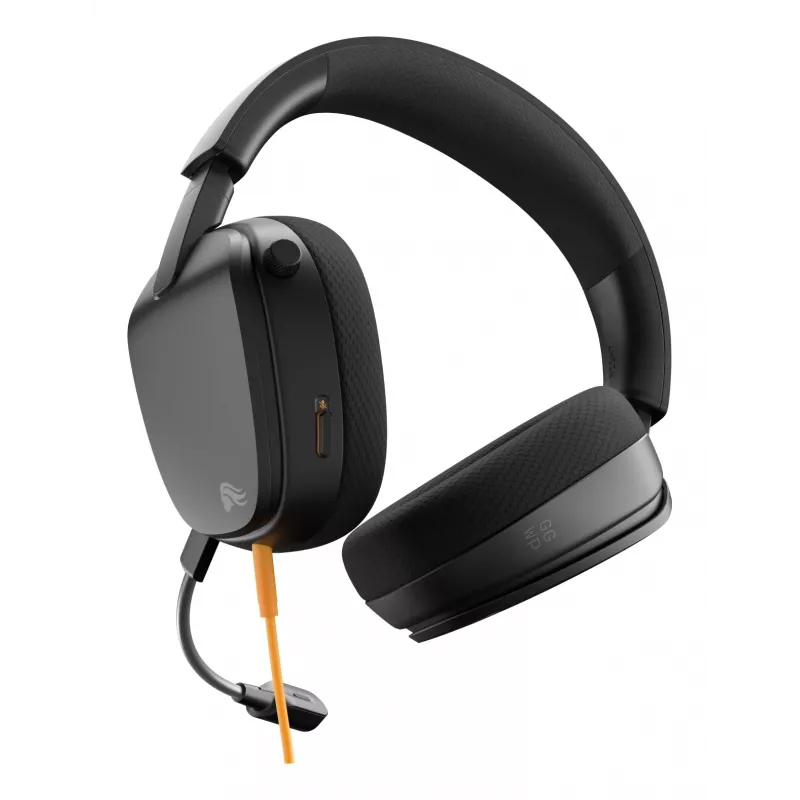 Glorious Gaming Glorious GHS Eternal - headset gaming estéreo para PC, PS5, PS4, Xbox, Switch - drivers angulares com afinação individual, microfone removível ajustável e cristalino, 3,5 mm - robusto, conforto para todo o dia e noite - preto
