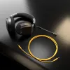 Glorious Gaming Glorious GHS Eternal - headset gaming estéreo para PC, PS5, PS4, Xbox, Switch - drivers angulares com afinação individual, microfone removível ajustável e cristalino, 3,5 mm - robusto, conforto para todo o dia e noite - preto