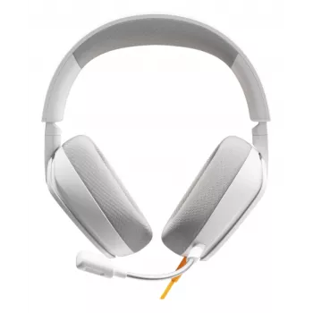 Glorious Gaming Glorious GHS Eternal - headset gaming estéreo para PC, PS5, PS4, Xbox, Switch - drivers angulares com afinação especial, microfone removível ajustável e cristalino, 3,5 mm - durável, conforto para todo o dia e noite - branco