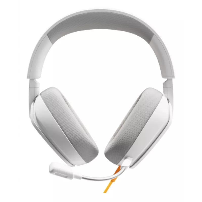 Glorious Gaming Glorious GHS Eternal - headset gaming estéreo para PC, PS5, PS4, Xbox, Switch - drivers angulares com afinação especial, microfone removível ajustável e cristalino, 3,5 mm - durável, conforto para todo o dia e noite - branco