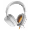 Glorious Gaming Glorious GHS Eternal - headset gaming estéreo para PC, PS5, PS4, Xbox, Switch - drivers angulares com afinação especial, microfone removível ajustável e cristalino, 3,5 mm - durável, conforto para todo o dia e noite - branco