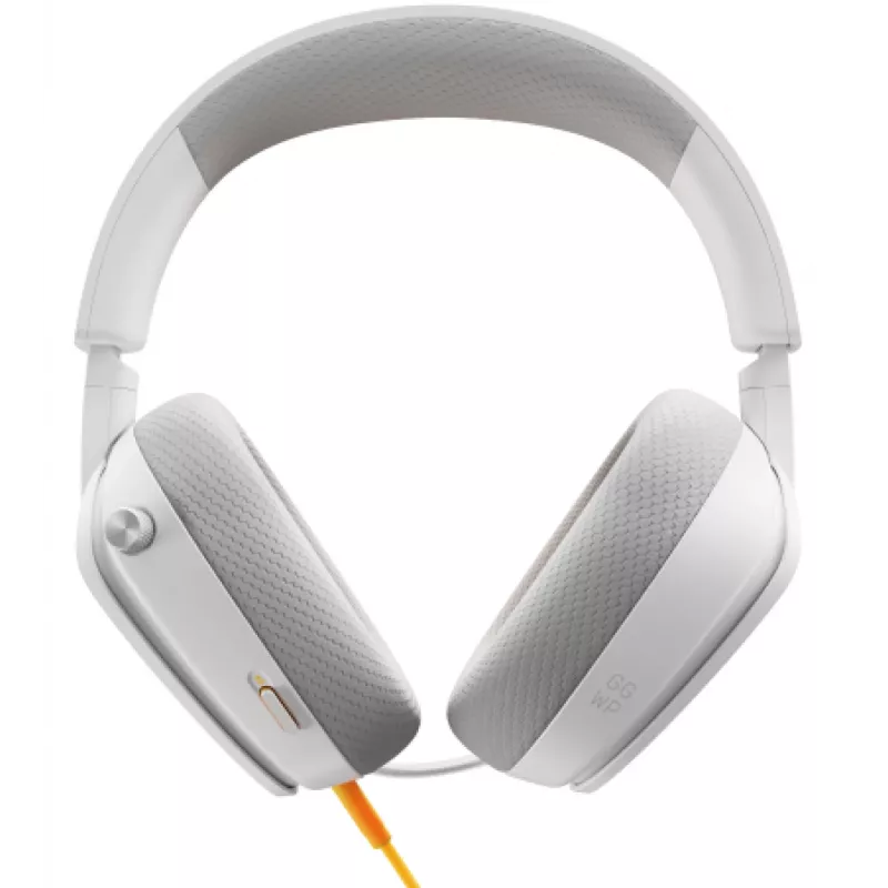 Glorious Gaming Glorious GHS Eternal - headset gaming estéreo para PC, PS5, PS4, Xbox, Switch - drivers angulares com afinação especial, microfone removível ajustável e cristalino, 3,5 mm - durável, conforto para todo o dia e noite - branco