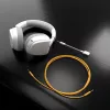 Glorious Gaming Glorious GHS Eternal - headset gaming estéreo para PC, PS5, PS4, Xbox, Switch - drivers angulares com afinação especial, microfone removível ajustável e cristalino, 3,5 mm - durável, conforto para todo o dia e noite - branco