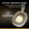 Glorious Gaming Glorious GHS Eternal - headset gaming estéreo para PC, PS5, PS4, Xbox, Switch - drivers angulares com afinação especial, microfone removível ajustável e cristalino, 3,5 mm - durável, conforto para todo o dia e noite - branco