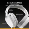 Glorious Gaming Glorious GHS Eternal - headset gaming estéreo para PC, PS5, PS4, Xbox, Switch - drivers angulares com afinação especial, microfone removível ajustável e cristalino, 3,5 mm - durável, conforto para todo o dia e noite - branco