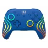 Comando com fios e sem fios Turtle Beach Afterglow Wave Blue para Nintendo Switch 2 – Bluetooth/USB-C, RGB, bateria integrada de 20 horas, cabo de 3 m