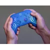 Comando com fios e sem fios Turtle Beach Afterglow Wave Blue para Nintendo Switch 2 – Bluetooth/USB-C, RGB, bateria integrada de 20 horas, cabo de 3 m