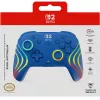 Comando com fios e sem fios Turtle Beach Afterglow Wave Blue para Nintendo Switch 2 – Bluetooth/USB-C, RGB, bateria integrada de 20 horas, cabo de 3 m