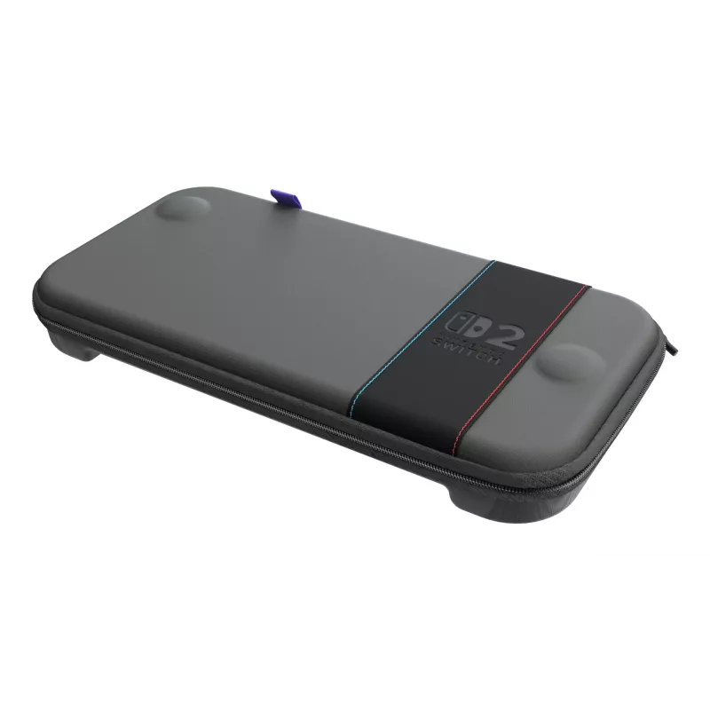 Mala de viagem Turtle Beach PlayTrek capa fina para Nintendo Switch 2 — antracite preto, 290×58×145 mm