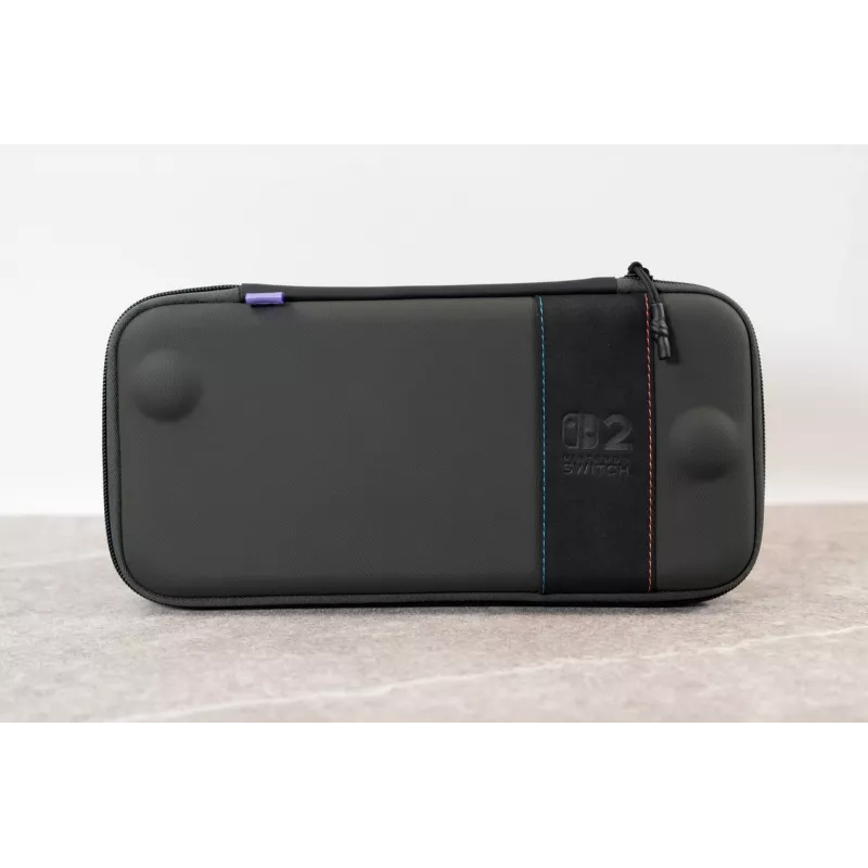 Mala de viagem Turtle Beach PlayTrek capa fina para Nintendo Switch 2 — antracite preto, 290×58×145 mm