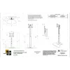 Chief PF1UB suporte de monitor / base 190,5 cm (75