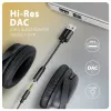 Axagon ADA-HA adaptador de áudio USB-A para jack de 3,5 mm Hi-Res DAC, 384 kHz/32 Bit, estéreo