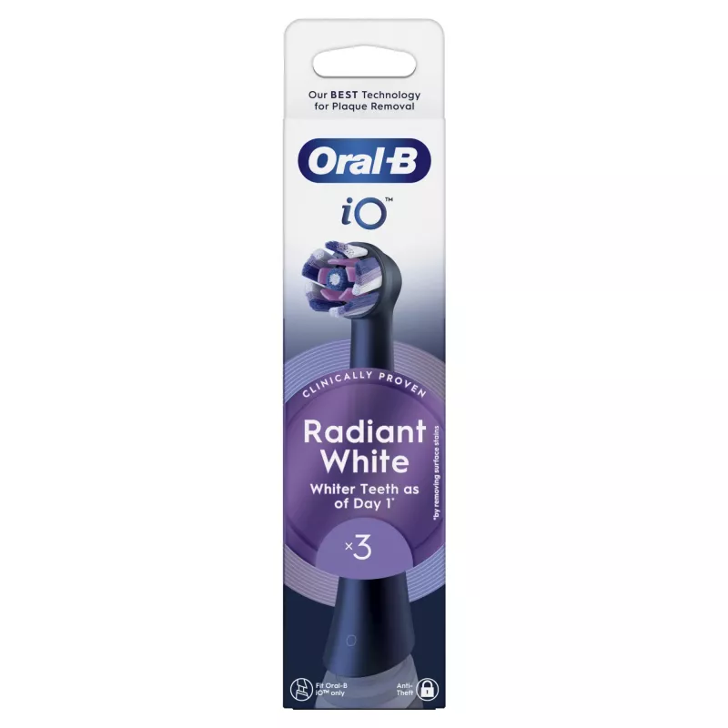 Oral-B 80782595 cabeça de escova de dentes 3 unid. preto